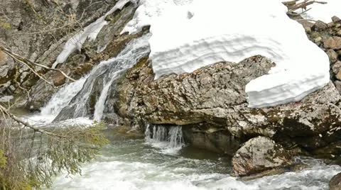 Lanscape in the winter Stock Footage 10887478