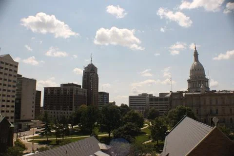 Lansing Skyline Stock Photos