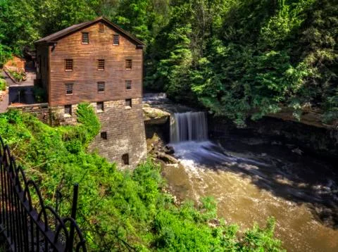 Lanterman's Grist mill Stock Photos