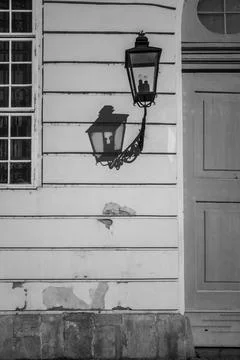 The Lantern and Its Shadow Stock Photos