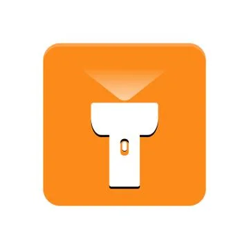 Lantern app button Stock Illustration