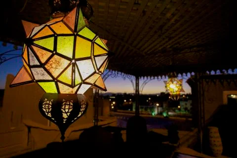 Lantern Bazaar Stock Photos