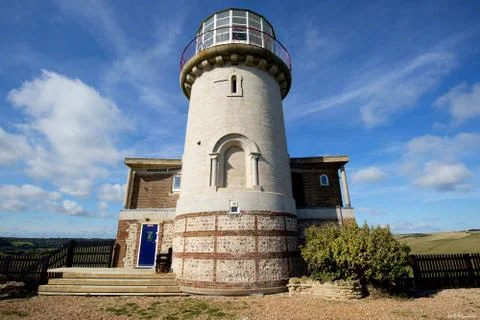 Lantern on the Beachy Head cliff Stock Photos