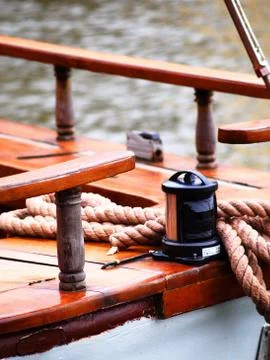 Lantern on boat Stock Photos