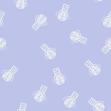 Lantern device line seamless pattern 스톡 일러스트
