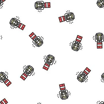 Lantern device vector seamless pattern 스톡 일러스트