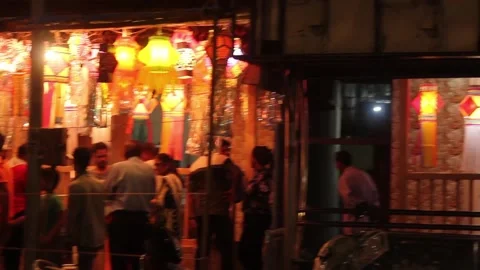 Lantern (Diwali) Stock Footage 208559645