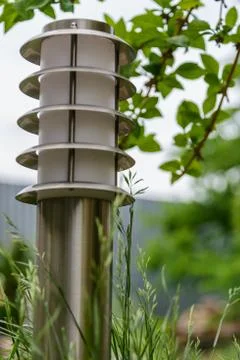 Lantern in the garden Stock Photos