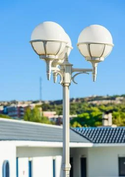 Lantern in the garden Stock Photos