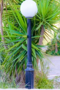 Lantern in the garden Fotos Stock