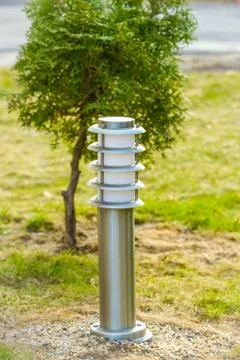 Lantern in the garden Foto stock