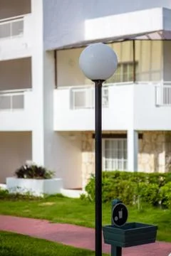 Lantern in the garden Foto stock