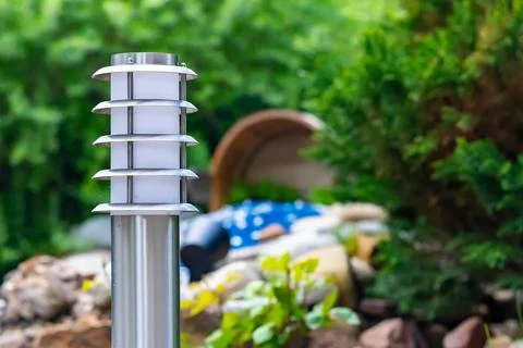 Lantern in the garden Fotos Stock