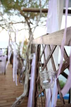 Lantern of glass Stock Photos