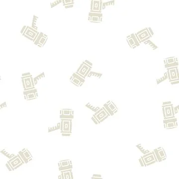 Lantern for hunting glyph seamless pattern 스톡 일러스트