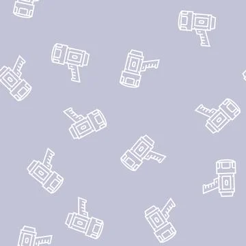 Lantern for hunting line seamless pattern 스톡 일러스트