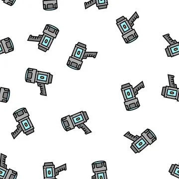 Lantern for hunting vector seamless pattern Stock Illustration