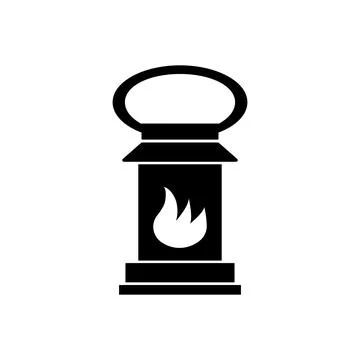 Lantern icon element of camping icon for mobile concept and web apps. Thin li Stock Illustration