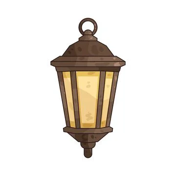 Lantern illustration Stock Illustration