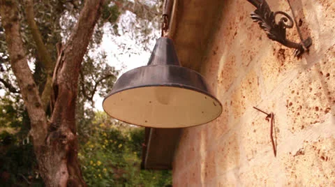 The lantern light in the countryside Stock Footage 22592600