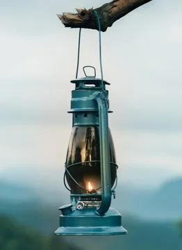 Lantern with light 库存照片