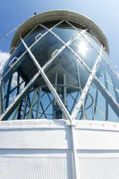Lantern on a lighthouse Stock Photos