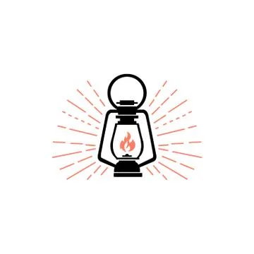 Lantern logo . Stock Illustration