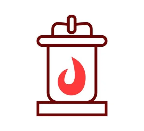 Lantern logo vector design template Stock Illustration