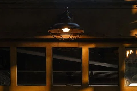Lantern in the night Stock Photos