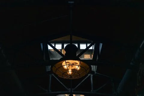 Lantern in the night Stock Photos