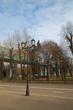 Lantern in the park Stock Photos
