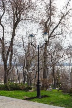 Lantern in the Park Stock Photos