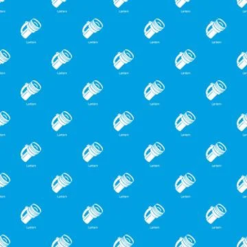 Lantern pattern vector seamless blue イラスト素材