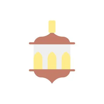 Lantern Ramadan icon. Simple color vector elements of islam icons for ui and ux Stock Illustration