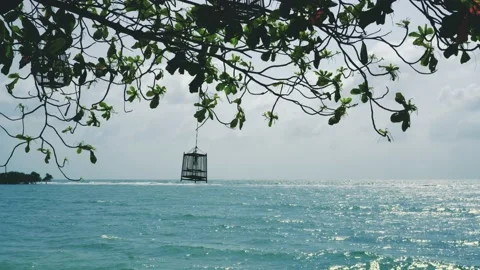 Lantern at the Sea Stock Footage 164470987