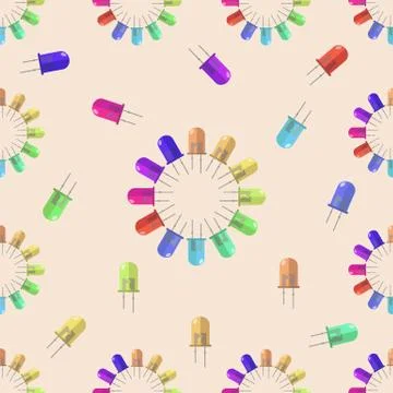 Lantern seamless pattern for your design, vector illustration イラスト素材