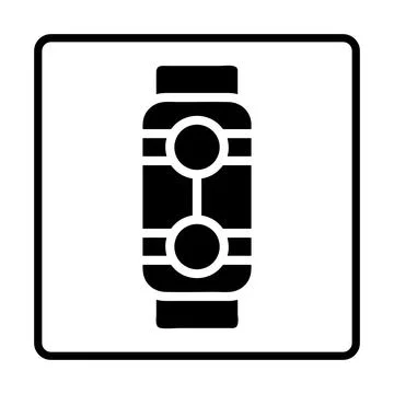 Lantern solid Icon. Social media sign icons. Vector illustration isolated f.. Stock Illustration