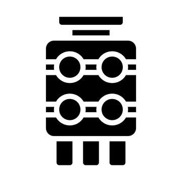 Lantern solid icon style chinese new year illustration vector perfect. Stock Illustration