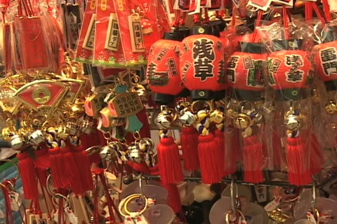 Lantern store 2 Stock Footage 152265