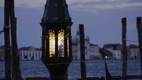Lantern in venice at San Marco square Stock-Footage 161182250