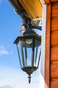 Lantern on the wall 写真素材