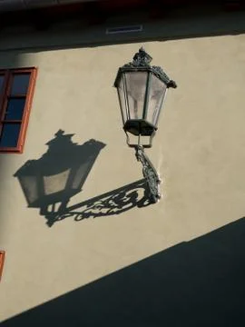 Lantern on the wall Stock Photos