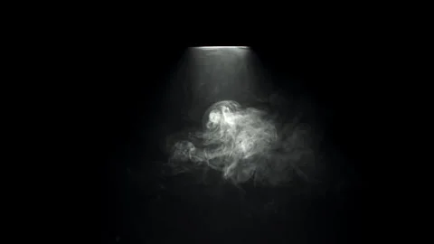 Lantern in white smoke. Filmed on a high-speed camera at 1000 fps. Stock Footage 319304689