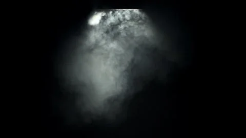 Lantern in white smoke. Filmed on a high-speed camera at 1000 fps. Stock Footage 319305170