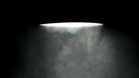 Lantern in white smoke. Filmed on a high-speed camera at 1000 fps. Stock Footage 319310484