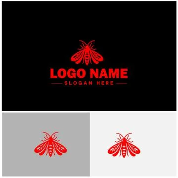 Lanternfly logo icon vector for business brand app icon Lanternfly Insect b.. Stock Illustration