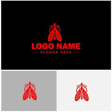 Lanternfly logo icon vector for business brand app icon Lanternfly Insect b.. Illustration