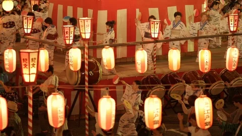 Lanterns and dance Stock Footage 85588145