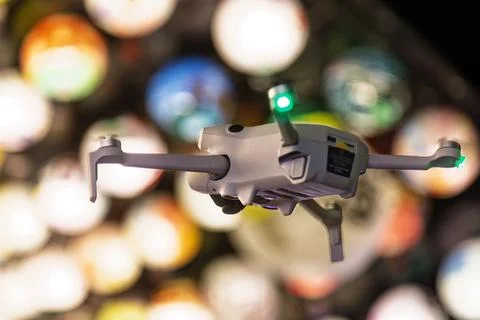 Lanterns and drones Stock Photos