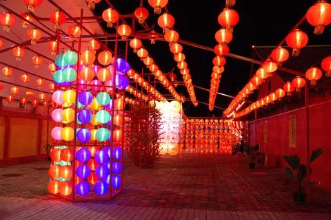 Lanterns during the 2026 库存照片